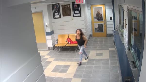 Police said the bullets Suzanne Laprise fired "did not penetrate the bullet-resistant glass."